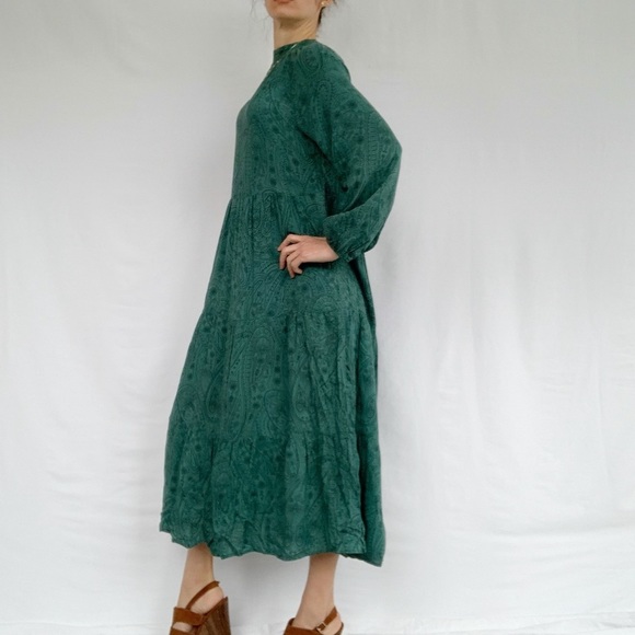 SOLD ❌ New Day boho maxi dress size XS green with boho pattern New with tags - Picture 3 of 16